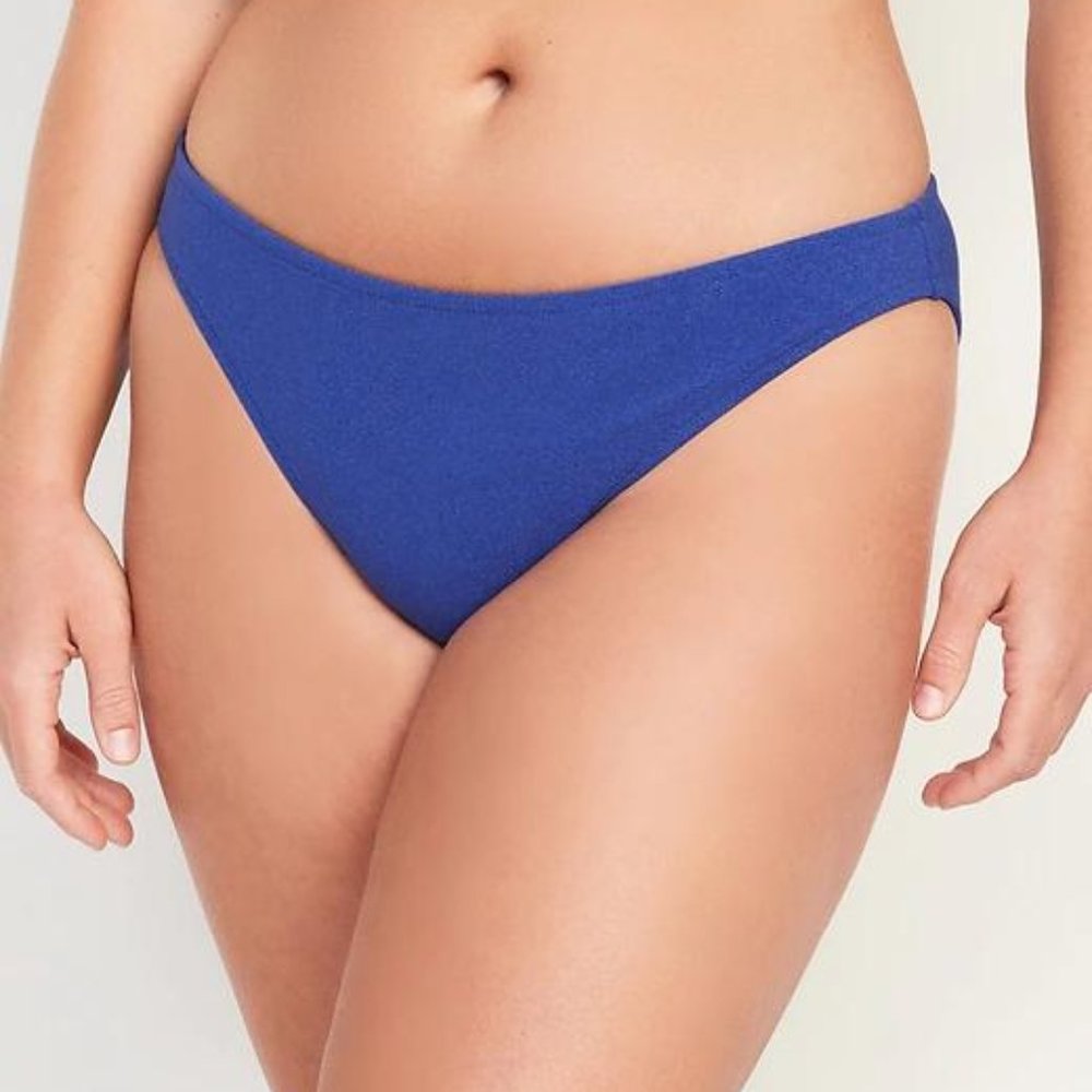 Old Navy Low-Rise Terry Classic Bikini Swim Bottoms for Women New - Picture 5 of 8